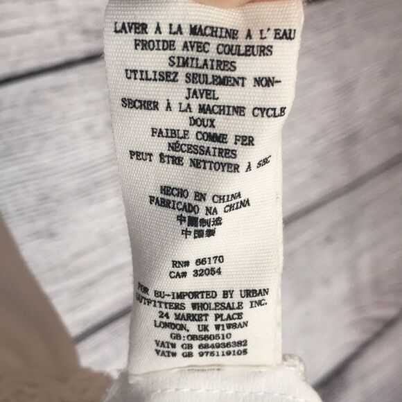 Free People Purple Haze ivory tiered v-neck boho tunic size XS - Picture 14 of 16